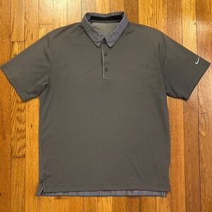 Nike Golf Men's Gray Polo Shirt